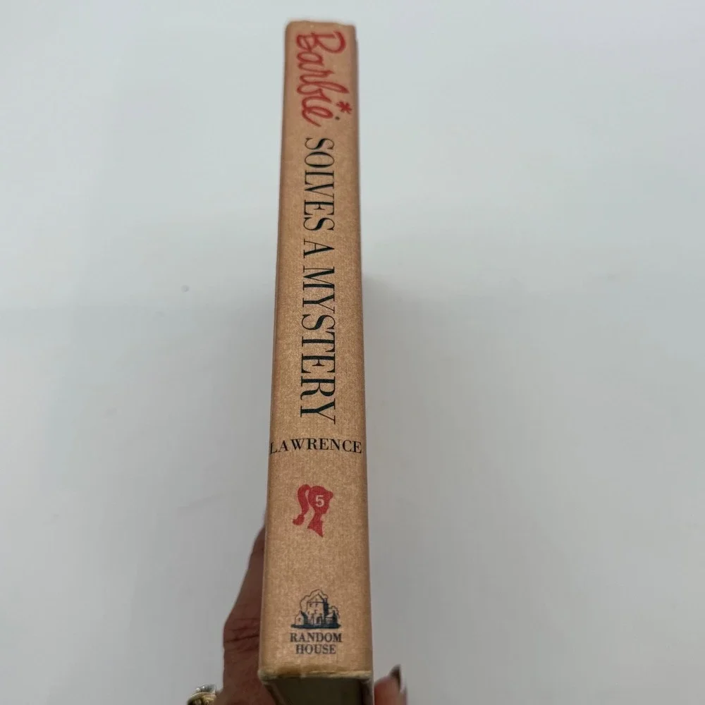 Vtg 1963 Barbie Solves a Mystery Hardcover Book Random House Cynthia Lawrence